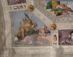 Paolo Caliari dit Véronèse, fresque, Villa Barbaro, Maser, Italie - Veronese