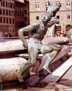 La Fontaine de Neptune, détail d