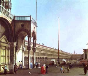 Piazza di San Marco depuis le Palais des Doges - Canaletto