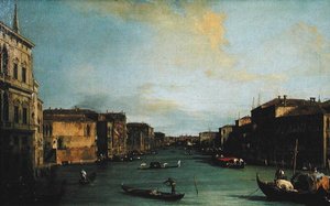 Vue du Grand Canal depuis le pont du Rialto - Canaletto