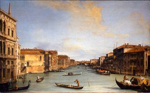 Vue du Grand Canal (Venise, Italie) - Canaletto