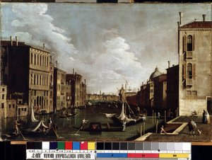 Vue sur le grand canal à Venise - Canaletto