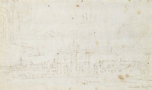 Murano : San Giovanni Dei Battuti, avec Venise au loin, vers 1735-40 - Canaletto