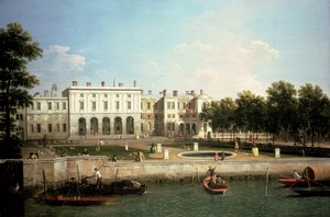 Ancien Somerset House depuis la Tamise, Londres - Canaletto