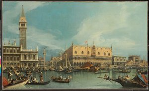 Le Molo, Venise, depuis le Bacino di San Marco - Canaletto
