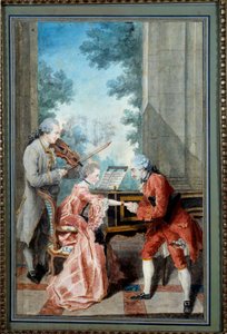 Mademoiselle Delou, Monsieur Philippe et Monsieur de Texier Un gentleman rend hommage à une jeune pianiste - Carmontelle