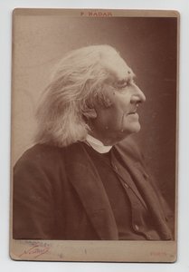 Franz Liszt (1811-1886) (1886, photographie)