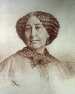Portrait de George Sand (Aurore Dupin, baronne Dudevant) - Nadar