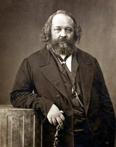 Portrait de Michel Bakounine (Bakunin) (1814-1876), anarchiste russe