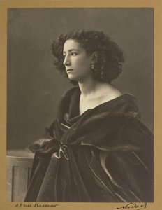 Portrait de Sarah Bernhardt en 1864 par Nadar
