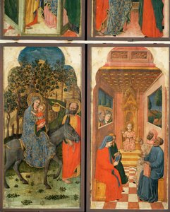12 scènes de la vie de la Vierge ... - (active c.1463 c.1490) Master of Wilten