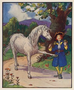 Illustration pour Les Voyages de Gulliver de Jonathan Swift - (after) American School