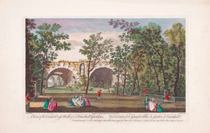 Allée centrale, Vauxhall Gardens, Londres - (after) Canaleti