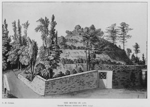 Marlborough, Le Monticule en 1788 - (after) English School