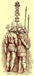 Soldats romains, illustration pour 