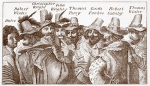 Les conspirateurs de la Conspiration des Poudres, d