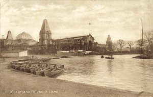 Alexandra Palace, Lac (photo n/b)