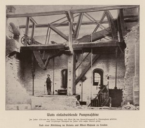 Moteur de pompage à simple action Boulton & Watt - (after) English photographer