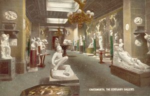 Chatsworth, la galerie des statues