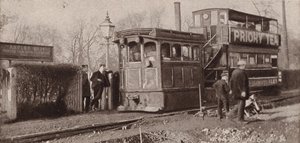 Dernier des anciens tramways à vapeur de Birmingham - (after) English photographer