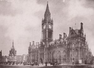 Manchester: Hôtel de Ville - (after) English photographer