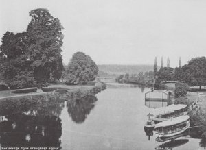 La Severn depuis le pont de Stourport - (after) English photographer