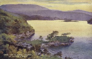 Upper Lake et îles, Killarney - (after) English photographer