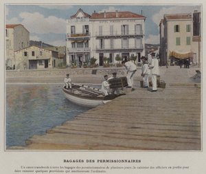 Bagages des Permissionnaires - (after) French Photographer