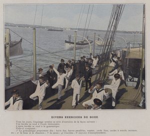 Divers Exercices de Boxe - (after) French Photographer