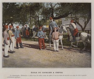 École du Cavalier à Cheval - (after) French Photographer