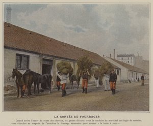 La Corvée de Fourrages - (after) French Photographer
