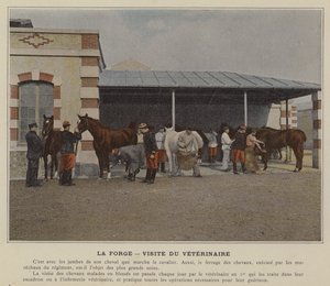 La Forge, Visite du Vétérinaire - (after) French Photographer