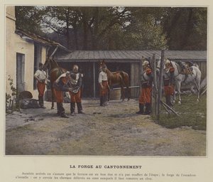 La Forge au Cantonnement - (after) French Photographer