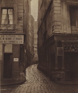 La rue Tirechape, prise de la rue Saint-Honoré, démolie pour la rue du Pont-Neuf - (after) French Photographer