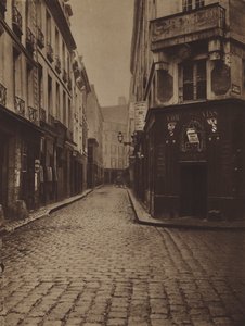 La rue du Four-Saint-Honoré, coin de la rue de Vannes - (after) French Photographer