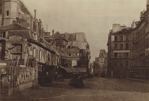Le carré Saint-Martin, vu de la rue Réaumur - (after) French Photographer