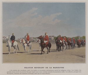 Peloton Revenant de la Manoeuvre - (after) French Photographer