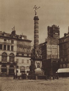 Place du Châtelet, la fontaine est à sa place primitive - (after) French Photographer