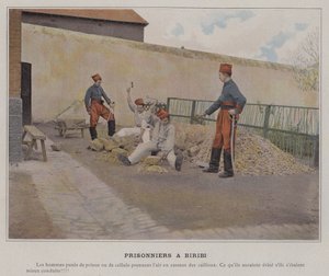 Prisonniers à Biribi - (after) French Photographer