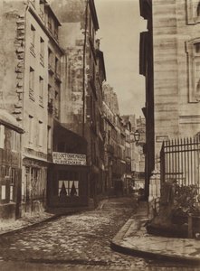 Rue Saint-Christophe en 1865, prise de la rue de la Cite - (after) French Photographer