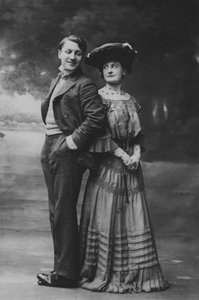 Sacha Guitry et Charlotte Lysès