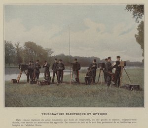 Télégraphie Électrique et Optique - (after) French Photographer