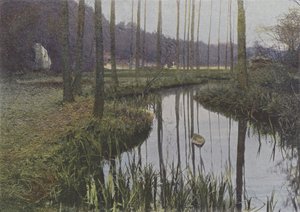 Vaux de Cernay, Le Ruisseau - (after) French Photographer