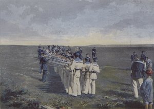 Visite des armes après le tir - (after) French Photographer