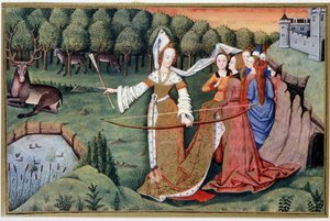 Diane (Artémis) - chromolithographie d