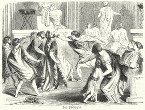 Mort de Philippe II de Macédoine - (after) German School
