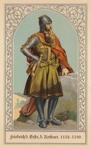 Frédéric Barberousse, empereur romain germanique - (after) German School