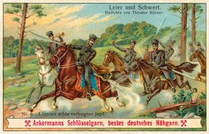 La chasse sauvage de Lützow - (after) German School
