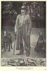 Prince Bismarck en propriétaire terrien - (after) German photographer