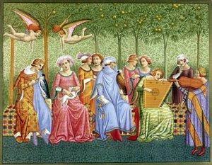 Le rêve de la vie - fresque par Orcagna